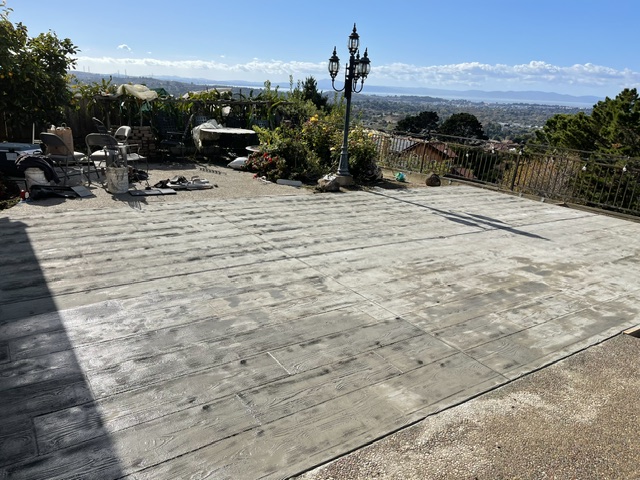Stamped concrete project example five